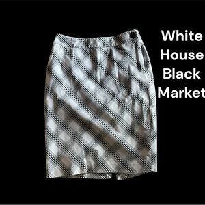 CAREER SKIRT BY WHITE HOUSE BLACK MARKET SIZE 4 GENTLY WORN